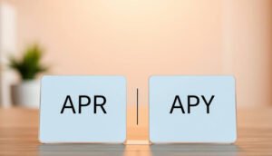 Ledger Live with APR and APY comparison